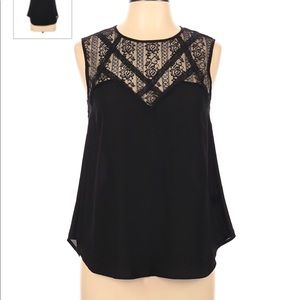 Black tank blouse